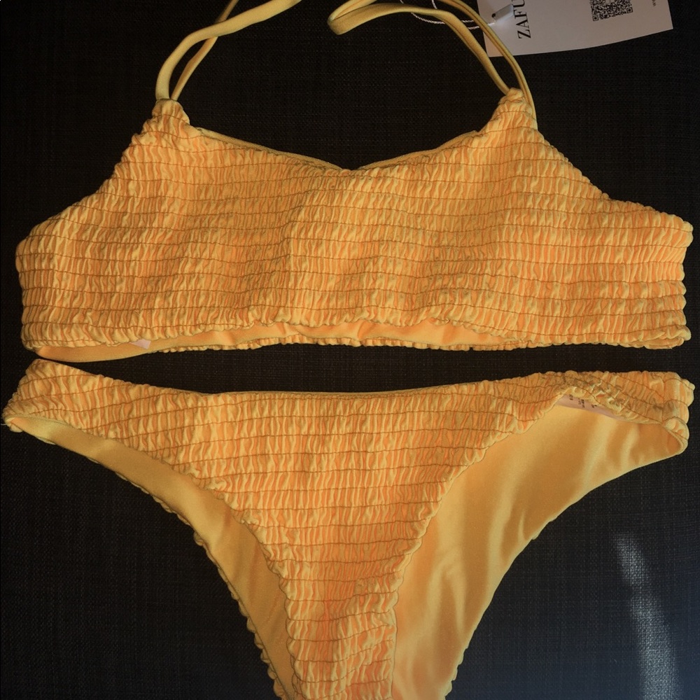Yellow Zaful bikini